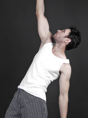 Classic Vest White for men (Pack of 1) MEN, VEST, WHITE - Adam Clothing