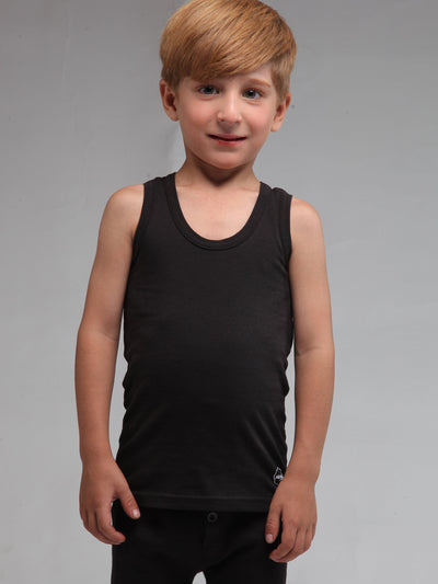Casual Vest Black for Boys (Pack of 1) casual vest, Junior, vest - Adam Clothing