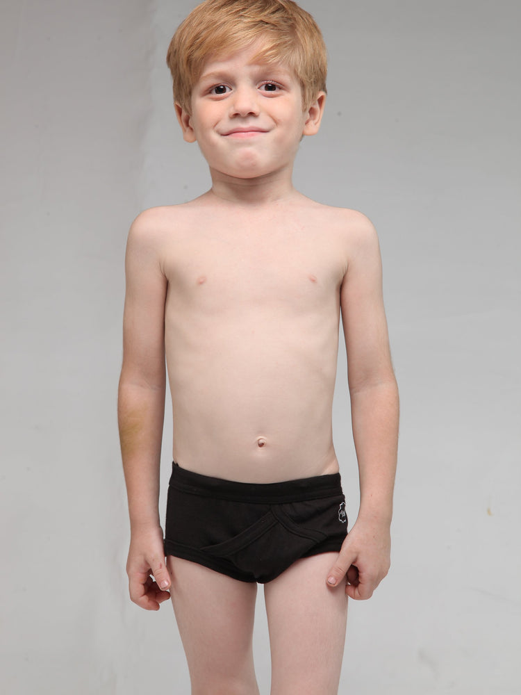 Brief Black for Boys (Pack of 1) Brief, Junior, UNDER GARMENTS - Adam Clothing