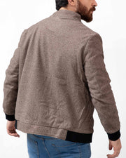 SELF TEXTURED WOOL JACKET men jacket, winter2021 - Adam Clothing