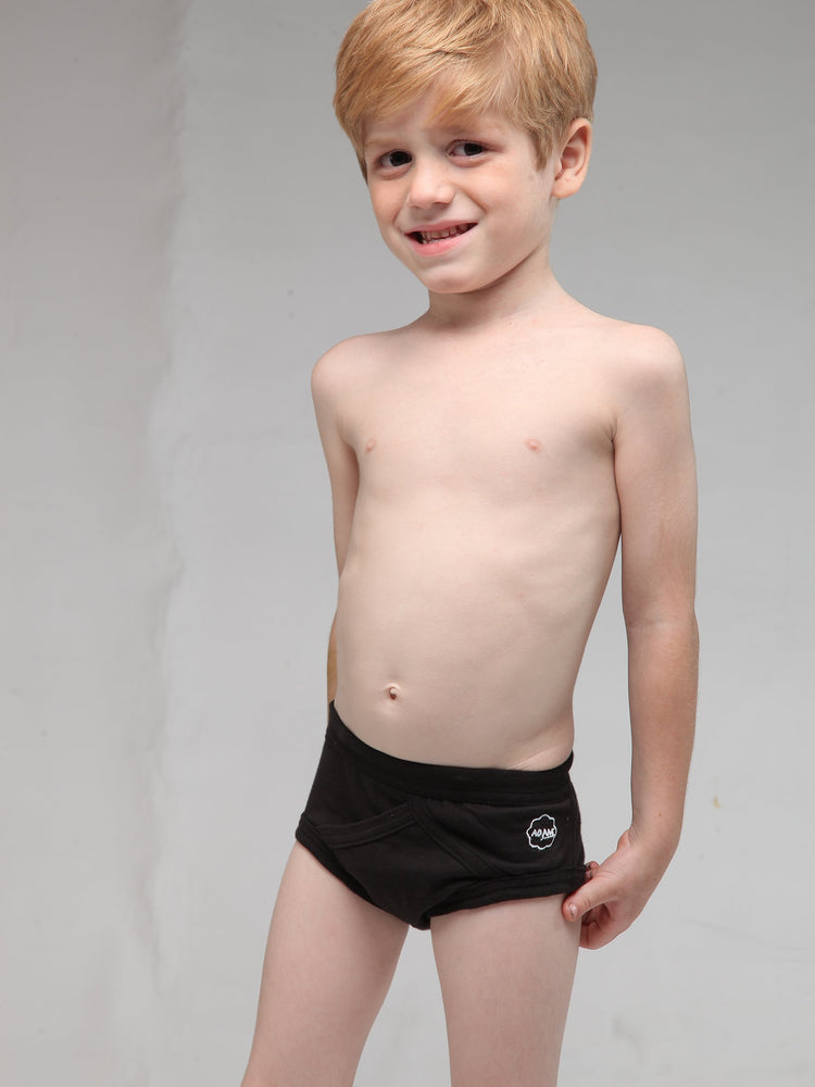 Brief Black for Boys (Pack of 1) Brief, Junior, UNDER GARMENTS - Adam Clothing
