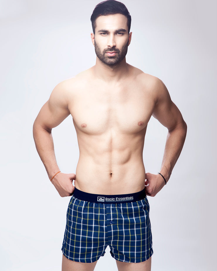 Woven Boxer for men (Pack of 1) BOXER, MEN, MULTI, WOVEN BOXER - Adam Clothing