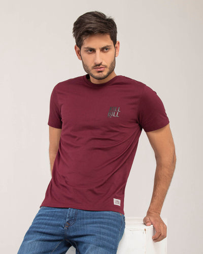 KILL BILL MAROON T SHIRT MEN, SUMMER 2021, TEE, MEN T SHIRT - Adam Clothing