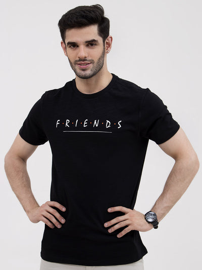FRIENDS GRAPHIC BLACK TEE MEN, SUMMER 2021, TEE, MEN T SHIRT - Adam Clothing